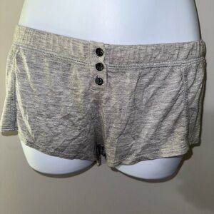 Haute Hippie Grey‎ 100% Modal Mini Sleep Shorts NWOT